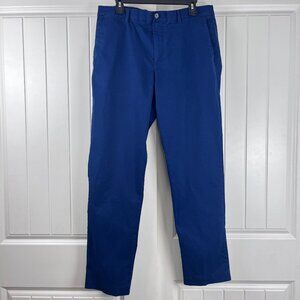 Calvin Klein Men's Slim Fit Infinite Flex Waist Navy Chinos Dress Pants 36 x 32